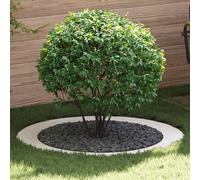 vidaXL adecuado para Anillo de Árbol Plano Ø90/120 cm Acero