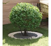 vidaXL adecuado para Anillos de Árbol Plano 5 uds. Ø60/90 cm Acero