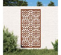 vidaXL Adorno de pared de jardín acero corten diseño morisco 105x55 cm