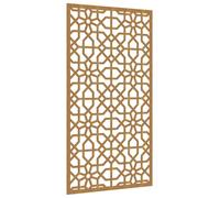 vidaXL Adorno de Pared de jardín Acero corten diseño Morisco 105x55 cm, Adorno Pared jardín, Adorno Metal Pared jardín, Adorno de Pared para jardín