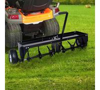 vidaXL Aireador de césped para cortacésped ride-on 102 cm