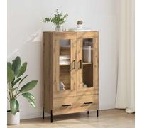 vidaXL Alacena con cajón Corona Roble Artesanal 69,5 x 31 x 115 cm, Mueble de Sala, Armario Moderno, diseño Rectangular, práctico y Duradero, Organizador Minimalista