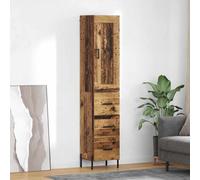 vidaXL Alacena Madera Vieja 34,5 x 34 x 180 cm Madera de ingeniería