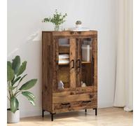 vidaXL Alacena Madera Vieja 69,5 x 31 x 115 cm Madera contrachapada, Armario Moderno para Sala, diseño Rectangular, Mueble Resistente con Amplio Espacio, ¡Funcional y con Estilo
