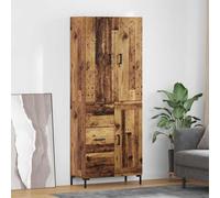 vidaXL Alacena Madera Vieja 69,5 x 34 x 180 cm Madera de ingeniería
