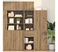 vidaXL Alacena Roble artesanal 45 x 42,5 x 185 cm Madera contrachapada