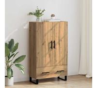 vidaXL Alacena Roble artesanal 69,5 x 30 x 115 cm Madera contrachapada