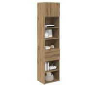 vidaXL Alacena Roble Artesanal 50 x 42,5 x 225 cm Madera contrachapada, Almacenaje Moderno para Sala, Mueble Rectangular, armarios Minimalistas, práctico en Madera compuesta