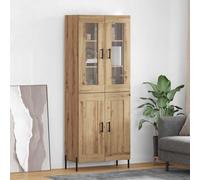 vidaXL Alacena Roble artisan 69,5 x 34 x 180 cm Madera de ingeniería
