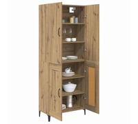 vidaXL Alacena Roble Artesanal 69,5 x 34 x 180 cm Madera contrachapada Moderna