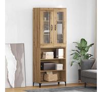 vidaXL Alacena Roble artisan 69,5 x 34 x 180 cm Madera de ingeniería