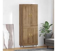 vidaXL Alacena Roble artisan 69,5 x 34 x 90 cm Madera de ingeniería