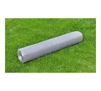 vidaXL Alambrada de gallinero acero galvanizado plateada 10x1 m
