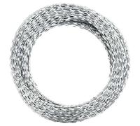vidaXL Alambre concertina con clips acero galvanizado 300 m