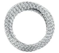 vidaXL Alambre de espino concertina Acero galvanizado con pinchos Rollo 100 m