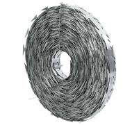 vidaXL Alambre de púas concertina acero galvanizado 500 m