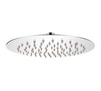 vidaXL Alcachofa de ducha redonda efecto lluvia acero inoxidable 20 cm