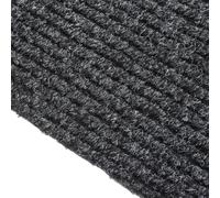 vidaXL Alfombra antideslizante, color antracita, 100 x 500 cm