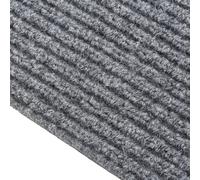 vidaXL Alfombra antideslizante gris, 100 x 450 cm