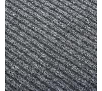 vidaXL Alfombra antideslizante gris, 100x250 cm