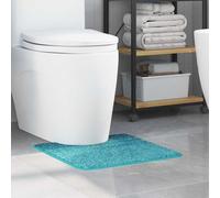 vidaXL Alfombra antideslizante para baño con corte para inodoro PP