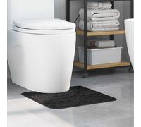 vidaXL Alfombra antideslizante para baño con corte para inodoro PP