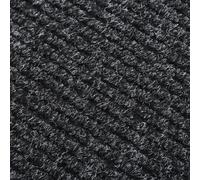 vidaXL Alfombra antideslizante para interiores, 100 x 350 cm, color gris antracita