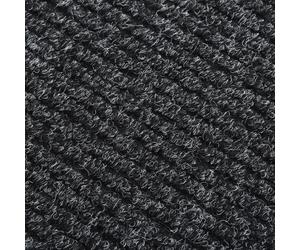 vidaXL Alfombra antideslizante para interiores, 100 x 400 cm, color gris antracita