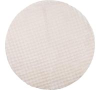 vidaXL Alfombra circular SIROLO, color beige, diámetro 200 cm, material: poliéster