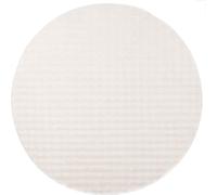 vidaXL Alfombra circular SIROLO, color crema, diámetro 160 cm, material: poliéster