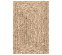 vidaXL Alfombra ZIZUR apariencia de yute interior y exterior 120x170cm
