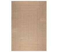 vidaXL Alfombra ZIZUR apariencia de yute interior y exterior 160x230 cm