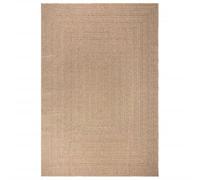 vidaXL Alfombra ZIZUR apariencia de yute interior y exterior 200x290cm
