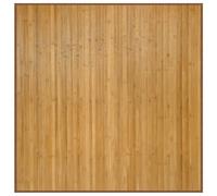 vidaXL Alfombra cuadrada bambú color natural 100x100 cm