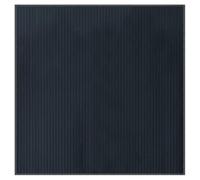 vidaXL Alfombra cuadrada de bambú gris 100x100 cm para sala de estar, cocina y piso