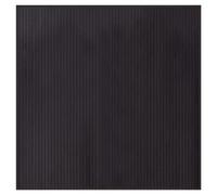 vidaXL Alfombra cuadrada de bambú marrón oscuro 100x100 cm