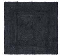 vidaXL Alfombras de área Cuadrado 240 x 240 cm yute Gris oscuro