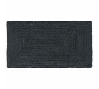 vidaXL Alfombra de área Gris oscuro 60 x 110 cm yute