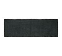 vidaXL Alfombra de área Gris oscuro 80 x 200 cm yute