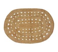 vidaXL Alfombra de área Natural 122 x 183 cm yute