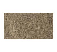 vidaXL Alfombra de área Natural y negro 80 x 150 cm yute