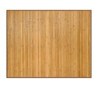 vidaXL Alfombra de bambú de 80 x 100 cm, moderna, rectangular, de bambú natural, con base antideslizante para pasillo o sala de estar