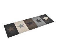 vidaXL Alfombra de cocina Star 45x150 cm lavable suave antideslizante