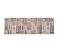 vidaXL Alfombra de Cocina Lavable Mosaico de Colores Felpudo Pasillo Oficina Salón Sala de Estar Vestíbulo Antideslizante Estera Esterilla 45x150 cm