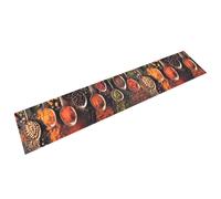 vidaXL Alfombra de cocina lavable terciopelo cuchara especias 60x300cm