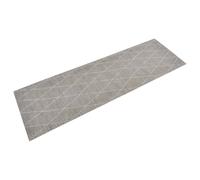 vidaXL Alfombra de cocina lavable terciopelo dibujo rombos 60x180 cm