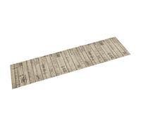 vidaXL Alfombra de cocina lavable terciopelo estampado valla 60x300 cm