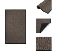 vidaXL Alfombra de entrada beige de 90x150 cm - Alfombras de entrada