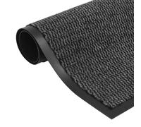 vidaXL Alfombra de entrada rectangular de nudo 40x60 cm antracita