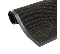 vidaXL Alfombra de entrada rectangular de nudo 40x60 cm negra